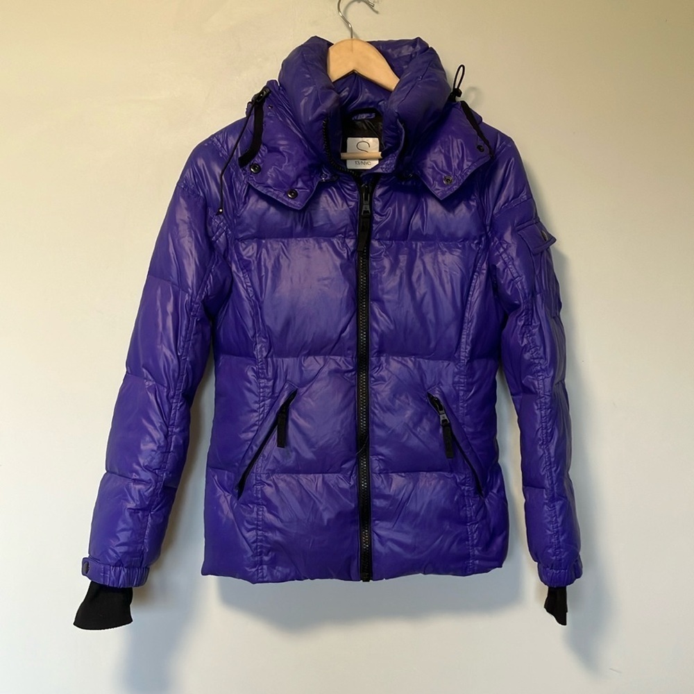 S13/NYC Purple Down Puffer Jacket